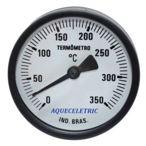 Termômetro Angular Aço Carbono – 100mm